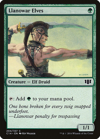 Llanowar Elves [Commander 2014] | The Time Vault CA