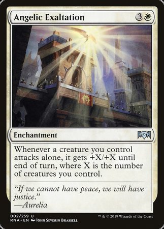 Angelic Exaltation [Ravnica Allegiance] | The Time Vault CA