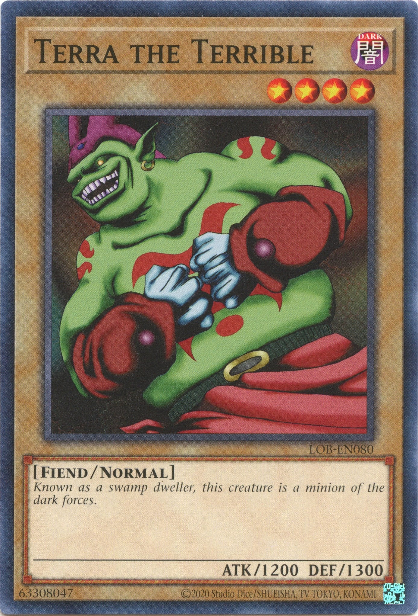 Terra the Terrible (25th Anniversary) [LOB-EN080] Common | The Time Vault CA