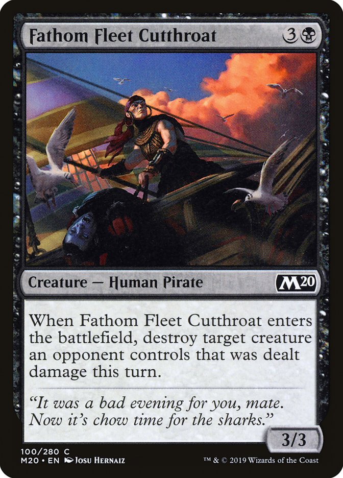 Fathom Fleet Cutthroat [Core Set 2020] | The Time Vault CA