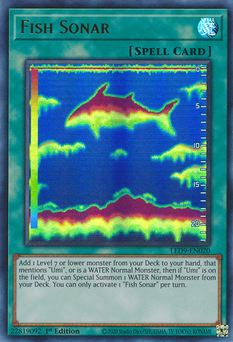 Fish Sonar [LED9-EN020] Ultra Rare | The Time Vault CA