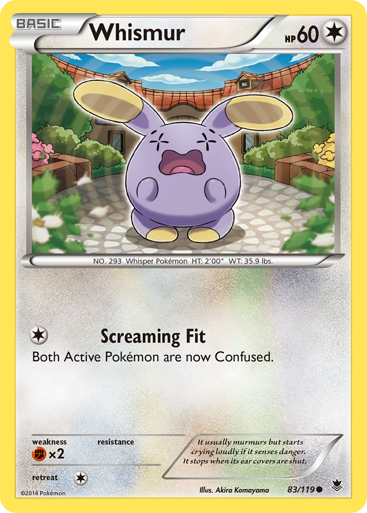 Whismur (83/119) [XY: Phantom Forces] | The Time Vault CA