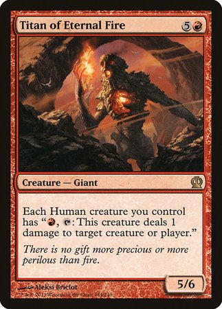 Titan of Eternal Fire [Theros] | The Time Vault CA