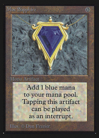 Mox Sapphire (IE) [Intl. Collectors’ Edition] | The Time Vault CA