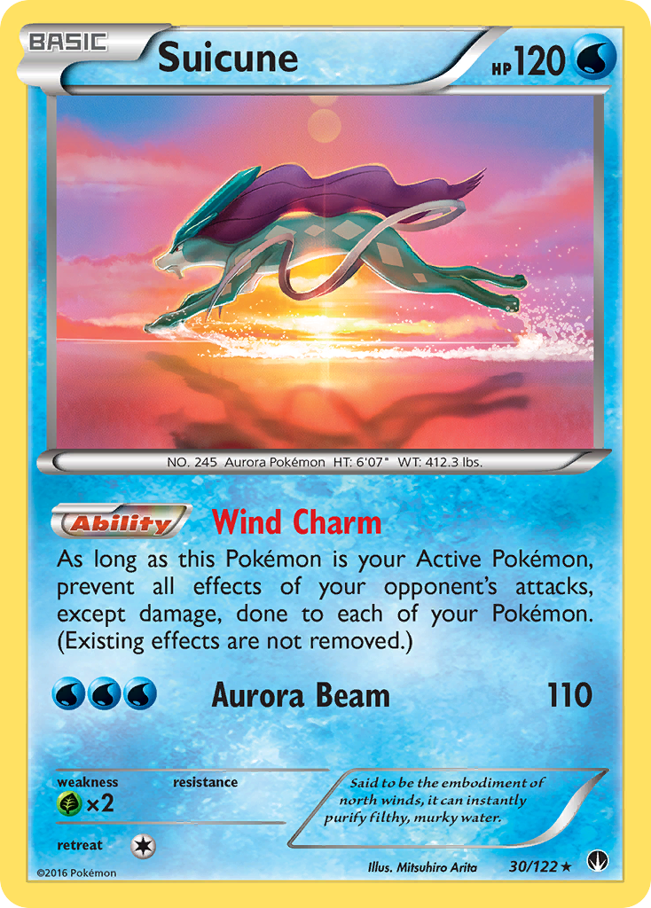 Suicune (30/122) [XY: BREAKpoint] | The Time Vault CA