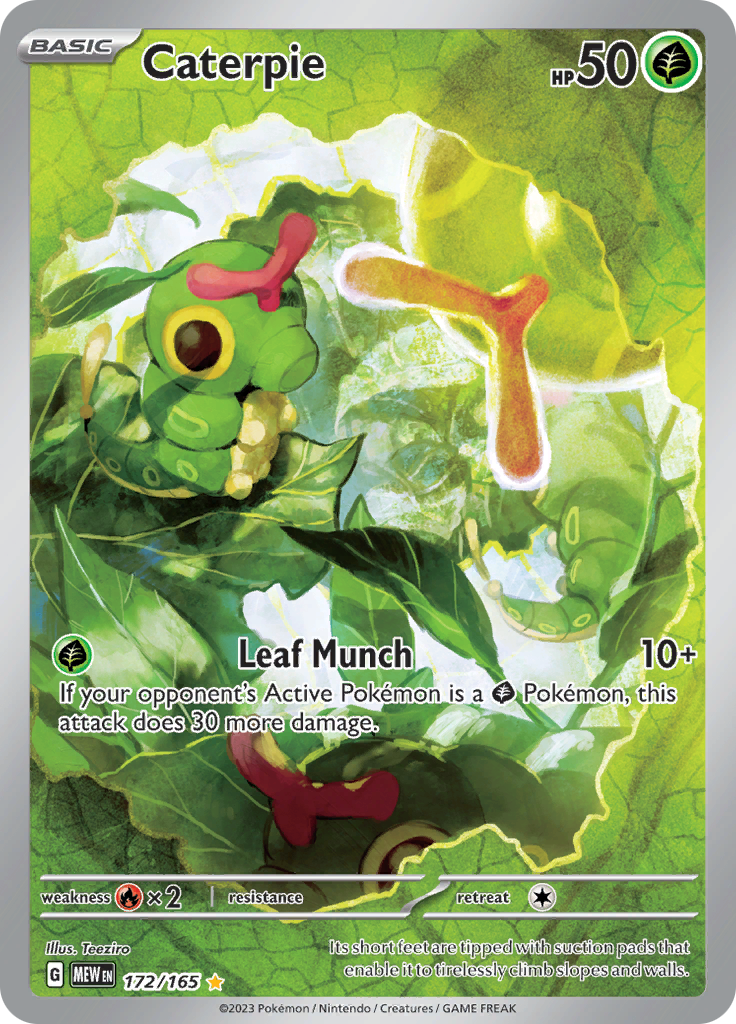 Caterpie (172/165) [Scarlet & Violet: 151] | The Time Vault CA