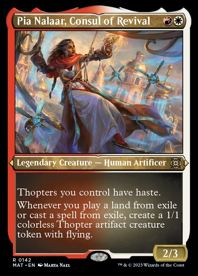 Pia Nalaar, Consul of Revival (Foil Etched) [March of the Machine: The Aftermath] | The Time Vault CA