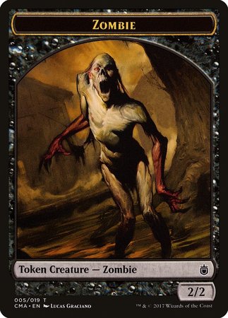 Zombie Token (005) [Commander Anthology Tokens] | The Time Vault CA