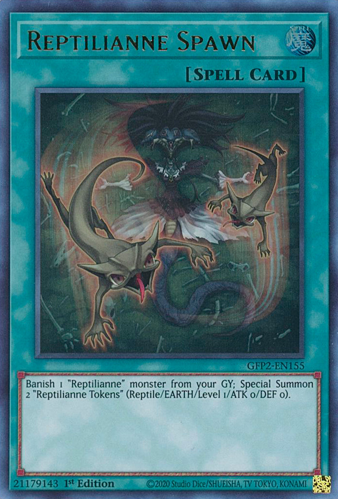 Reptilianne Spawn [GFP2-EN155] Ultra Rare | The Time Vault CA