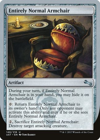 Entirely Normal Armchair [Unstable] | The Time Vault CA