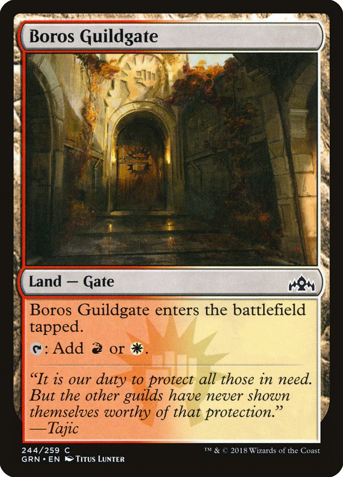 Boros Guildgate (244/259) [Guilds of Ravnica] | The Time Vault CA