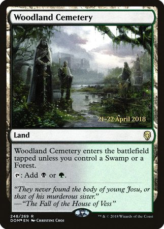 Woodland Cemetery [Dominaria Promos] | The Time Vault CA