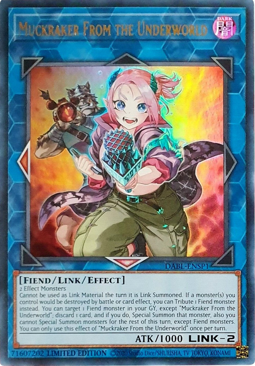 Muckraker From the Underworld [DABL-ENSP1] Ultra Rare | The Time Vault CA