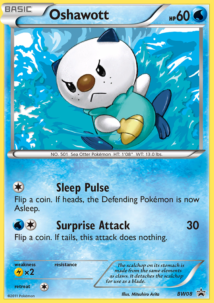 Oshawott (BW08) [Black & White: Black Star Promos] | The Time Vault CA