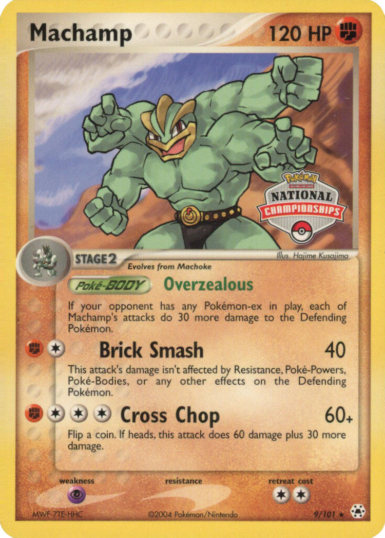 Machamp (9/101) (National Championships Promo) [EX: Hidden Legends] | The Time Vault CA