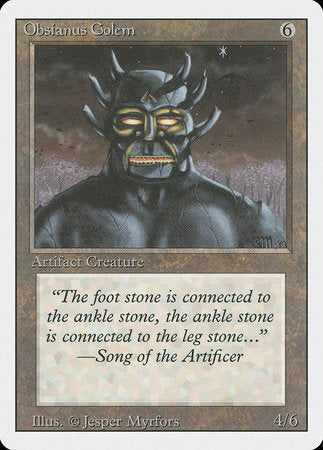 Obsianus Golem [Revised Edition] | The Time Vault CA