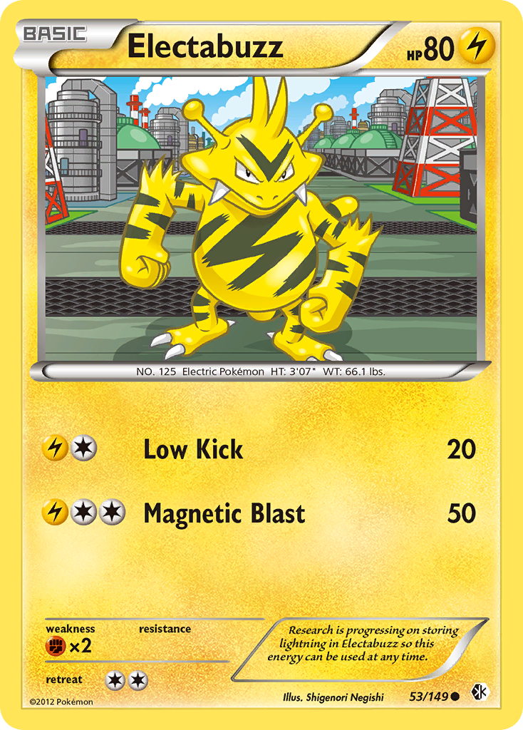 Electabuzz (53/149) [Black & White: Boundaries Crossed] | The Time Vault CA