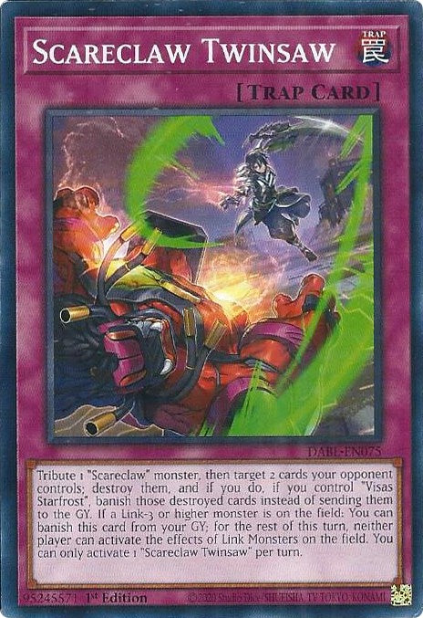 Scareclaw Twinsaw [DABL-EN075] Common | The Time Vault CA