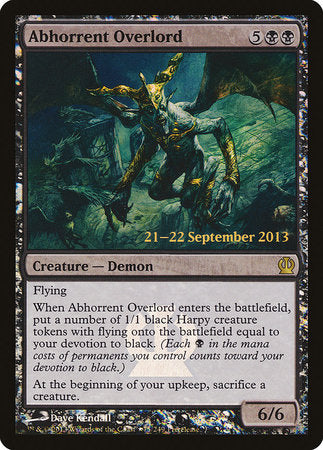 Abhorrent Overlord [Theros Promos] | The Time Vault CA