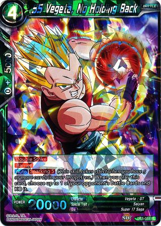 SS Vegeta, No Holding Back (BT5-058) [Miraculous Revival] | The Time Vault CA