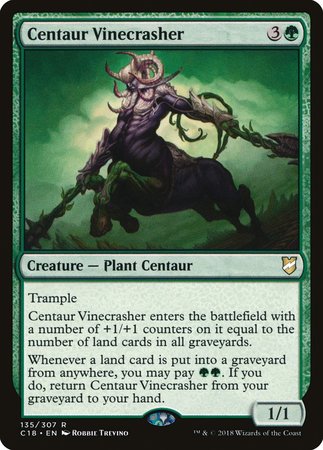 Centaur Vinecrasher [Commander 2018] | The Time Vault CA