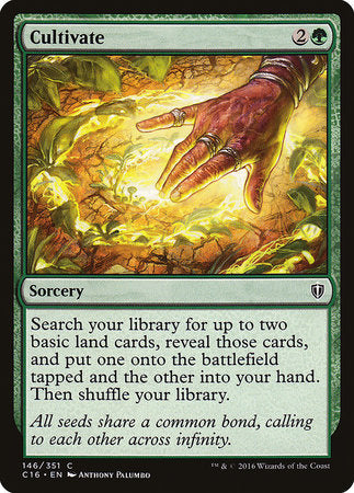 Cultivate [Commander 2016] | The Time Vault CA