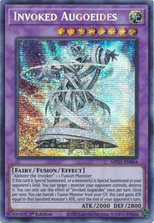 Invoked Augoeides [MP21-EN064] Prismatic Secret Rare | The Time Vault CA