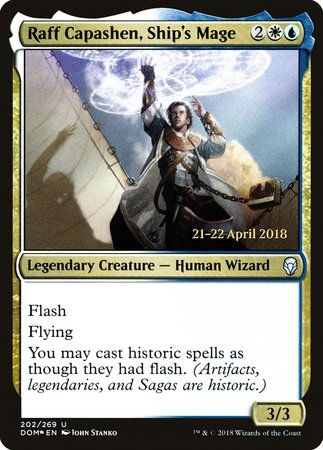 Raff Capashen, Ship's Mage [Dominaria Promos] | The Time Vault CA