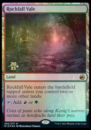 Rockfall Vale [Innistrad: Midnight Hunt Prerelease Promos] | The Time Vault CA