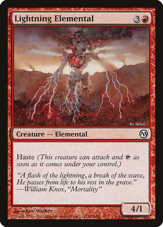 Lightning Elemental [Duels of the Planeswalkers] | The Time Vault CA