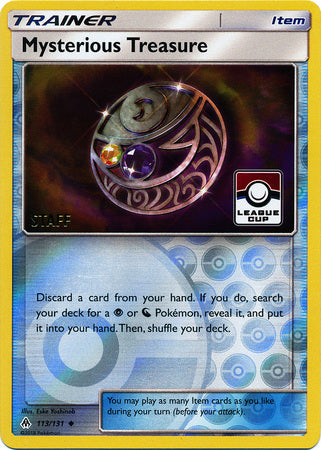 Mysterious Treasure (113/131) (League Promo Staff) [Sun & Moon: Forbidden Light] | The Time Vault CA