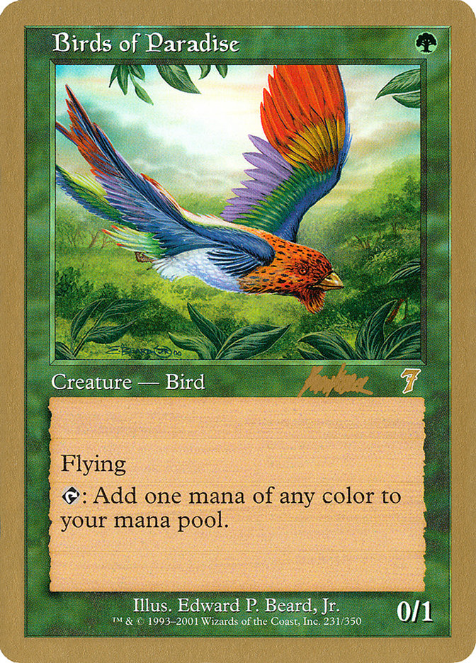 Birds of Paradise (Brian Kibler) [World Championship Decks 2002] | The Time Vault CA