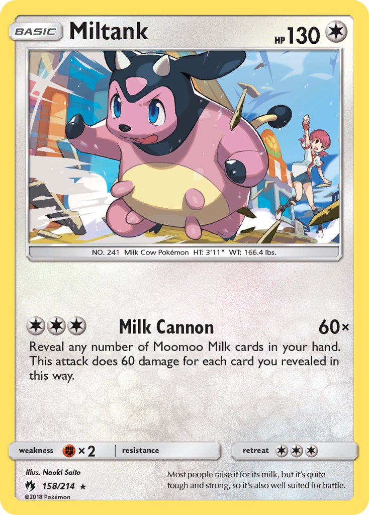 Miltank (158/214) [Sun & Moon: Lost Thunder] | The Time Vault CA