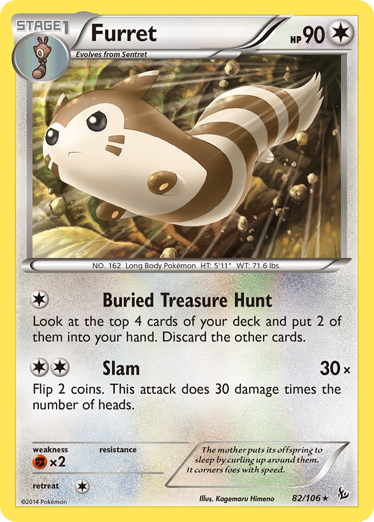 Furret (82/106) [XY: Flashfire] | The Time Vault CA