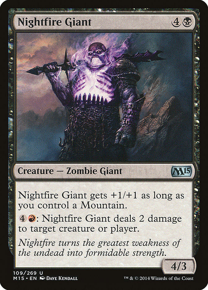 Nightfire Giant [Magic 2015] | The Time Vault CA