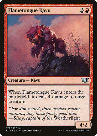 Flametongue Kavu [Commander 2014] | The Time Vault CA
