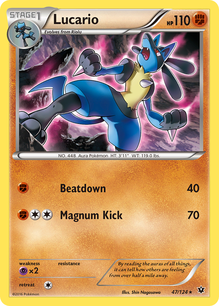 Lucario (47/124) [XY: Fates Collide] | The Time Vault CA