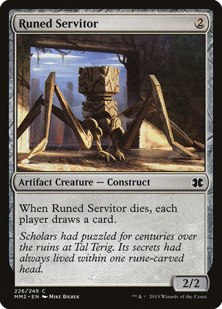 Runed Servitor [Modern Masters 2015] | The Time Vault CA