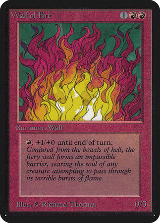 Wall of Fire [Limited Edition Alpha] | The Time Vault CA