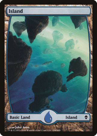 Island (234) - Full Art [Zendikar] | The Time Vault CA