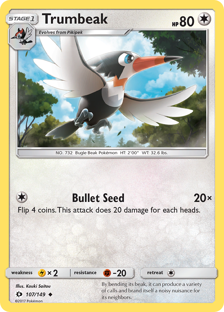 Trumbeak (107/149) [Sun & Moon: Base Set] | The Time Vault CA