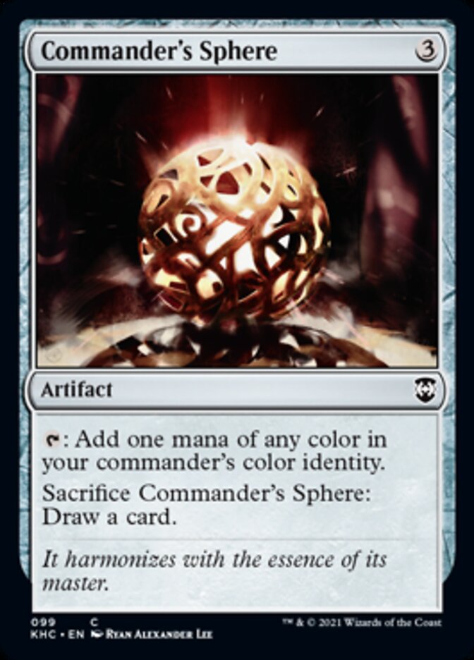 Commander's Sphere [Kaldheim Commander] | The Time Vault CA