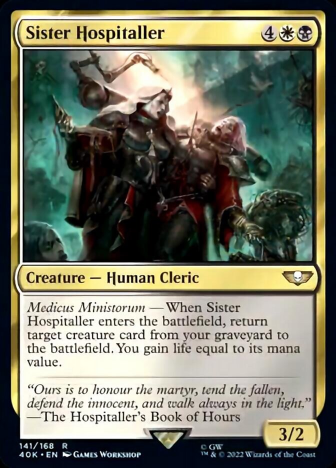 Sister Hospitaller [Universes Beyond: Warhammer 40,000] | The Time Vault CA