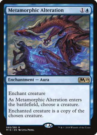 Metamorphic Alteration [Core Set 2019] | The Time Vault CA