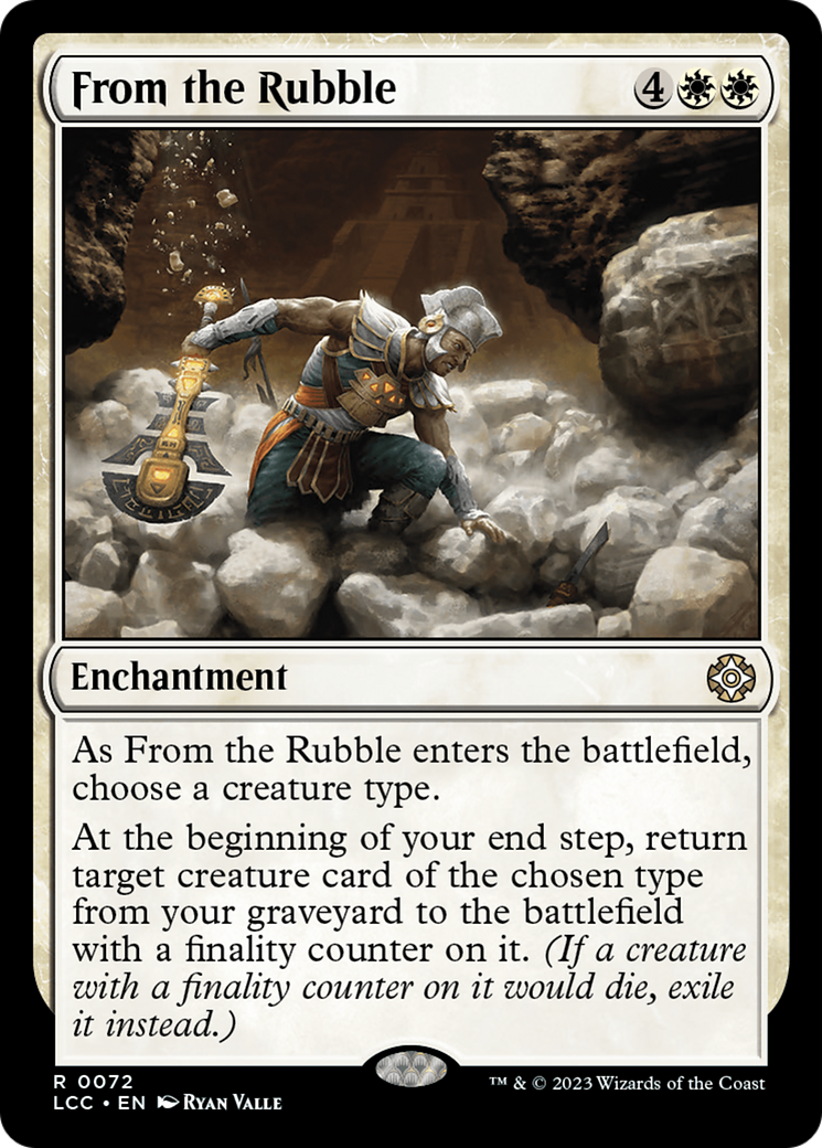 From the Rubble [The Lost Caverns of Ixalan Commander] | The Time Vault CA