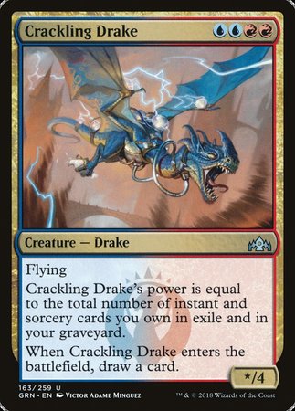 Crackling Drake [Guilds of Ravnica] | The Time Vault CA