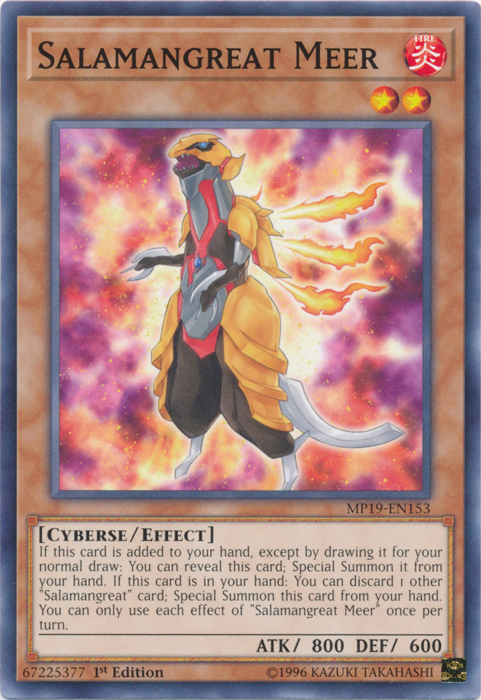 Salamangreat Meer [MP19-EN153] Common | The Time Vault CA