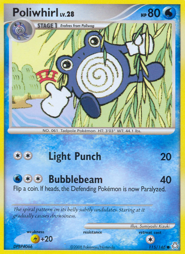 Poliwhirl (115/146) [Diamond & Pearl: Legends Awakened] | The Time Vault CA