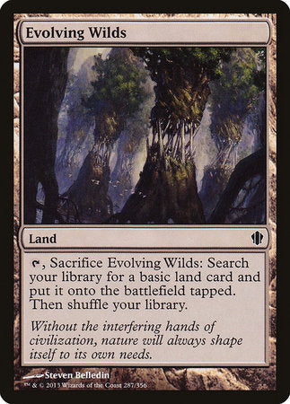 Evolving Wilds [Commander 2013] | The Time Vault CA