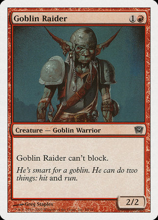 Goblin Raider [Ninth Edition] | The Time Vault CA